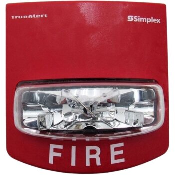 49VO-WRFO Wall Red Fire Alarm Strobe - Simplex