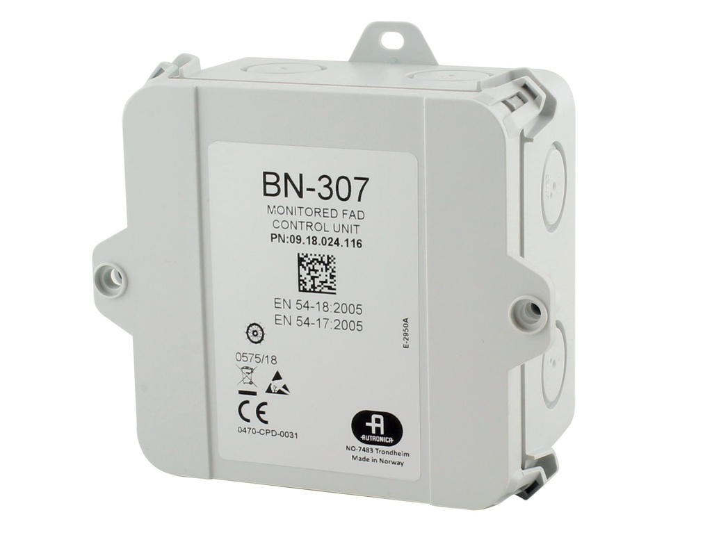 Monitored fire alarm device control unit - Autronica